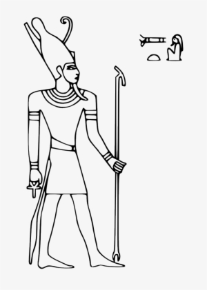Clipart Free Download Pharaoh Coloring Pages Gods - Pharaoh Hieroglyph