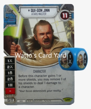 Qui-gon Jinn, Jedi Master - Star Wars Destiny: Rey: Finding The Ways - Two-player