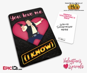 Pocket Sized Premium Valentines Day Star Wars 'light - Star Wars