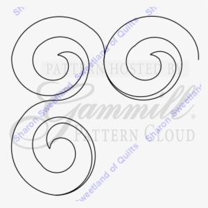 Simple Swirl Corner - Circle