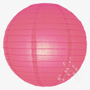 14 Inch Fuchsia Even Round Chinese Lanterns - Lampion Boule Chinoise Fuschia 40 Cm