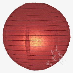 Hanging Paper Lanterns - Lampion Boule Chinoise Bordeaux 50 Cm