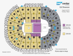 View Seating Chart - Madonna World Tour 2012 Stage