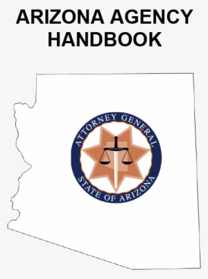 Ag Logo On Arizona State Outline - Az Attorney General's Office Logo