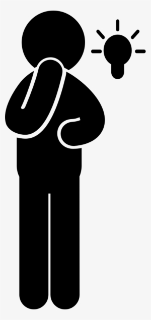 Light Bulb Idea Comments - Icono De Persona Pensando