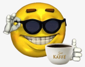 Coffee Smiley Faces Emoticons - Smiley Sunglasses Thumbs Up