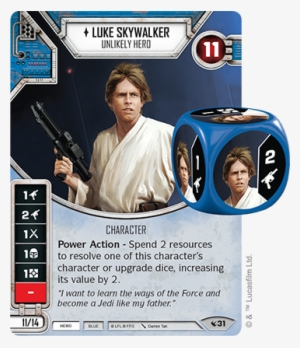 Legacies Starter Luke - Star Wars Destiny Luke Skywalker