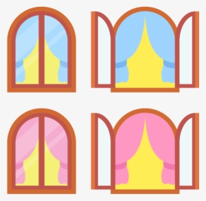 Curtains Window 2 Colors Free Png And Vector