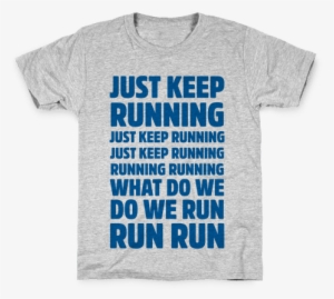 Just Keep Running Kids T-shirt - I M The Video Game Boy T Shirt