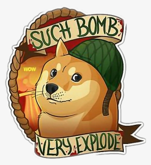 Such Bomb Very Explode Sticker