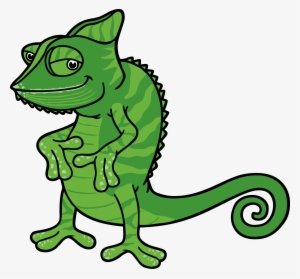 The - Cartoon Chameleon Transparent