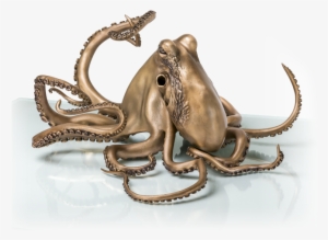 Bronzefigur Octopus Von Viktor Palus - Bronze