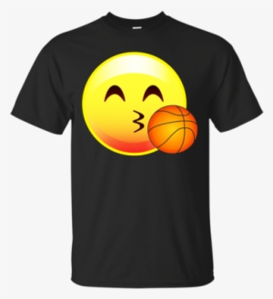 Emoji Love For Basketball T-shirt - Witches Ride A Horse