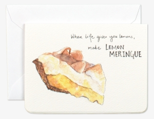 Make Lemon Meringue Mini Card - Lemon Meringue Pie