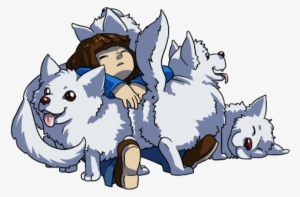 Undertale Is A World Filled With Dogs, Therefore It - Undertale Frisk And Dog