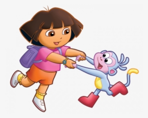 Dora The Explorer And Boots Clipart - Dora L Exploratrice Png