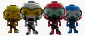 Space Marine Variants Squad Pop Vinyl Bundle - Funko Pop! Games - Doom #90 Space Marine (astronaut)