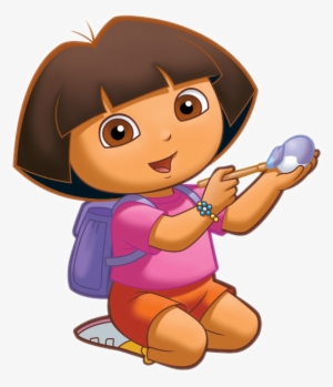 Dora The Online Painting Easter Egg - Dora The Explorer Sitting Down