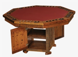 Barnwood Poker Table - Barnwood Poker Table - Fireside Lodge Furniture