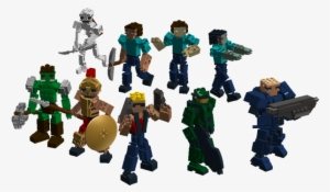 Herobrine Transparent Lego Minecraft Svg Transparent - Lego Minecraft World Moc