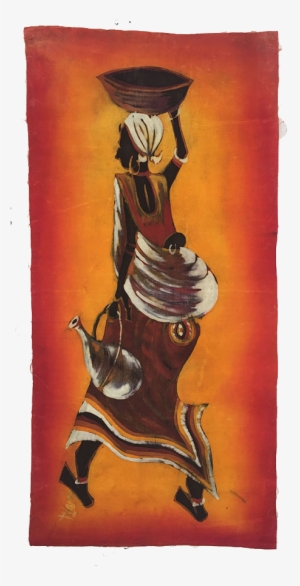 African Tribal Woman Painting - African Tribal Painting
