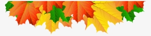 Fall Leaves Border Png Clip Art Image - Fall Leaf Border Clipart