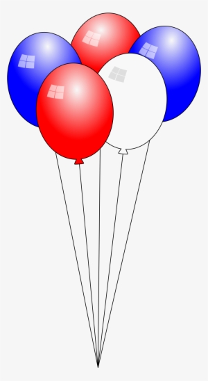 This Free Icons Png Design Of Swaying 4th Of July Balloons