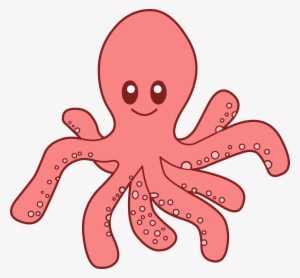 Octopus Cartoon Png - Octopus Clip Art Pink