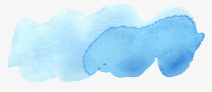23 Blue Watercolor Brush Stroke Vol - Fish