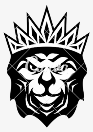 Lion With Crown Drawing At Getdrawings - Lion With Crown Logo Png