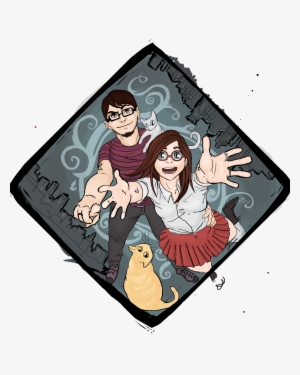 Don't Mind The Junk On The Outside Of The Border - Cartoon