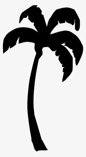 Palm Black Clip Art At Clker - Black Palm Tree Clip Art