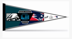 2018 Nfl Super Bowl 52 Lii Dueling Pennant - Philadelphia Eagles