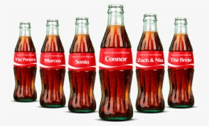 Share A Coke, 6 Pack Of 8 Fl Oz - Coca Cola Bottle Png
