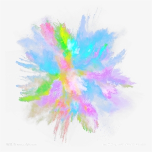 Color Dust Png - Dust Explosion