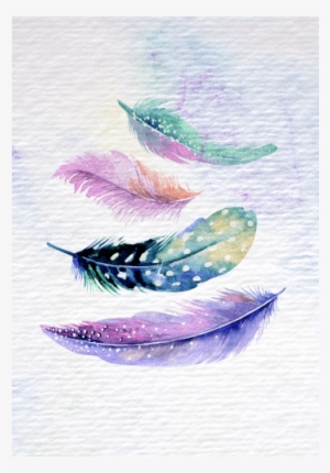 Feather Set - Girly Designs In Notebook