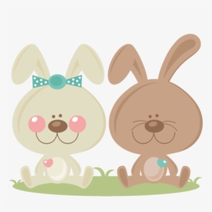 Bunny - Kate's Cuttables Hearts Clipart