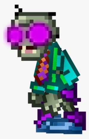 Boot Leg 8 Bit Zombie - Plants Vs Zombies 2 Neon Mixtape Tour Zombies