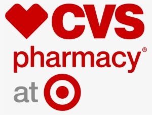 Cvs Pharmacy At Target Downloadable Logo Stacked - Cvs At Target Logo