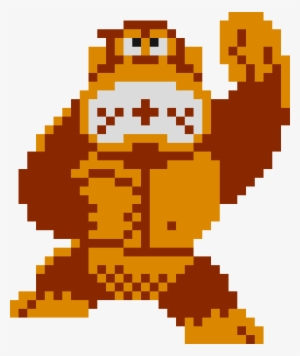 8 bit donkey kong figure