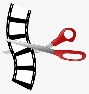 Cutting Editing Filmstrip Film - Film Roll Clip Art