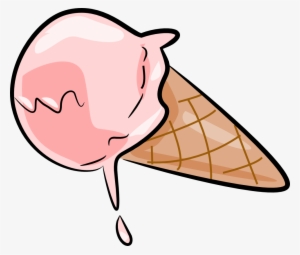 Ice Cream Clipart - Melting Ice Cream Clipart