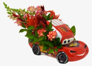 Cars With Flowers - Cat And Disney Cars