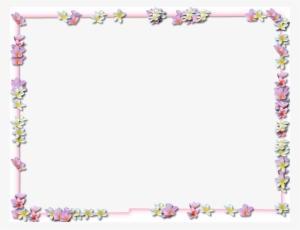 Flowers Borders Clipart Fancy - Picture Frame