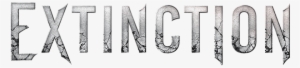 Extinction By Iron Galaxy Coming To Pc, Xbox One And - Extinction Game Logo Png