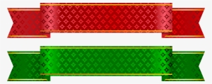 Green Christmas Ribbon Png Image Stock