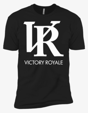 Fortnite Victory Royale Boys Premium T-shirt - Craft White Noise And Black Metal