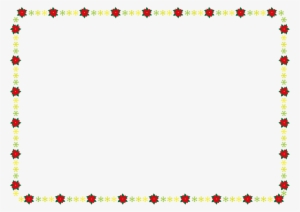 秋冬の花の飾り枠21-ポインセチアイラスト - Christmas Lights Gif Transparent