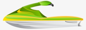 Beach Speed Boat Transparent Png Clip Art Image - Jet Ski Clipart Png