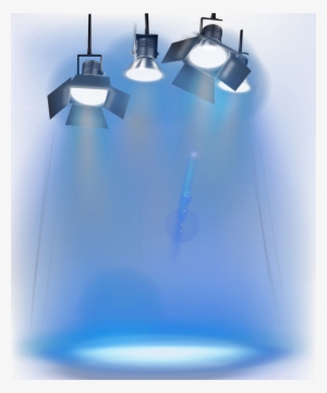 Stage Lighting Hire - Blue Stage Lights Png